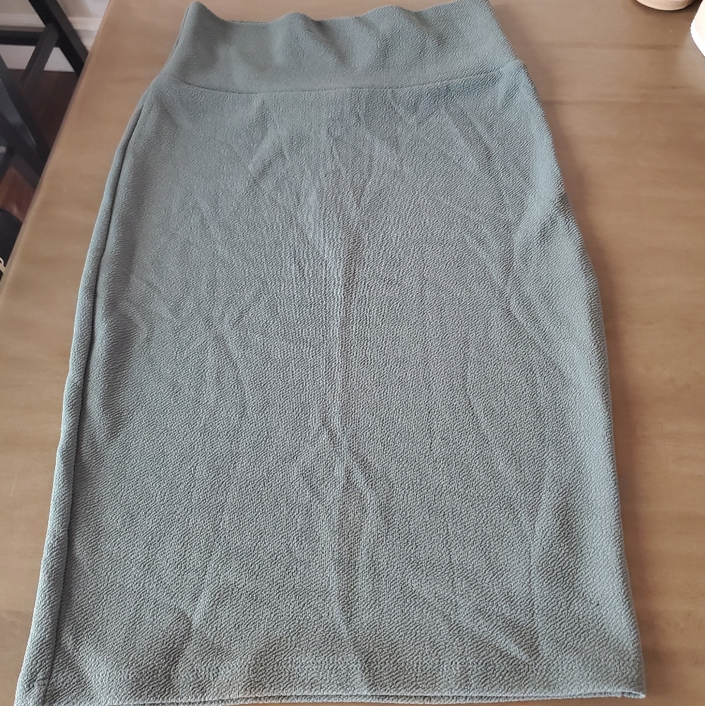 LuLaRoe Cassie Green Skirt XS